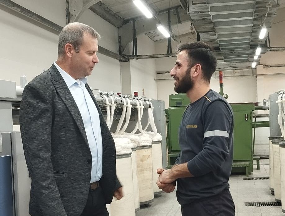 BAHARİYE KUMAŞ VE ALTINYILDIZ  İŞ YERLERİNE ZİYARET görseli