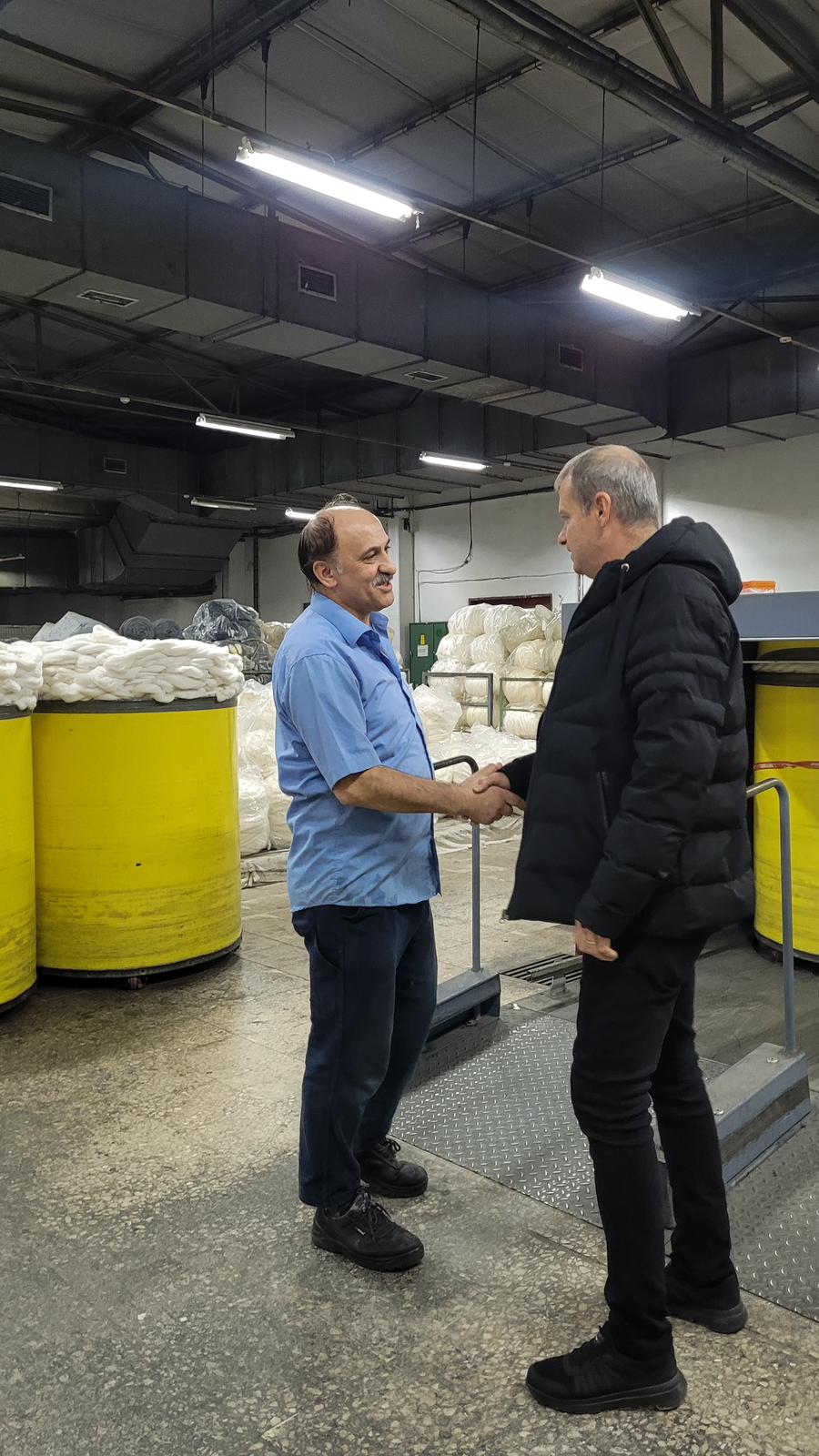 BAHARİYE KUMAŞ VE ALTINYILDIZ  İŞ YERLERİNE ZİYARET görseli