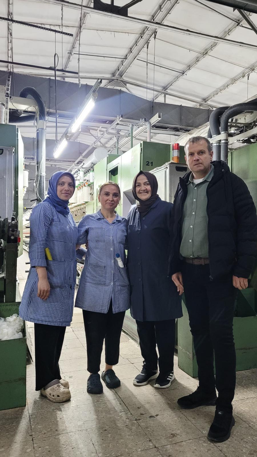 BAHARİYE KUMAŞ VE ALTINYILDIZ  İŞ YERLERİNE ZİYARET görseli